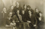 Wiktor Przedpełski drugi mąż Lidii Starkmeth wraz z rodziną